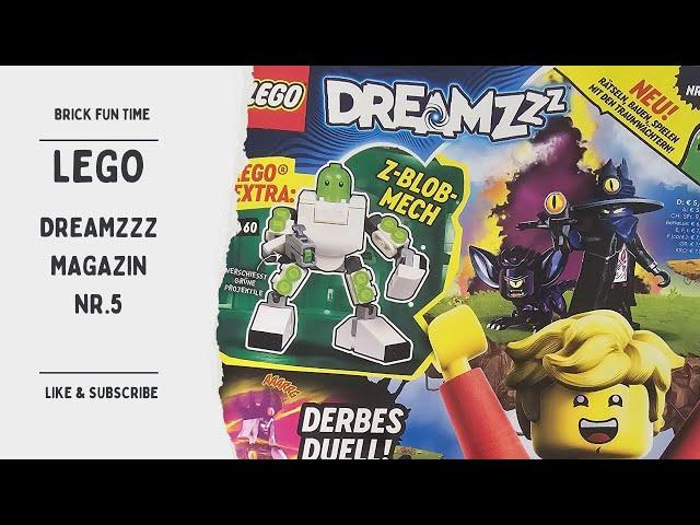 60 Teile Z-BLOB Mech  !!! Im Neun LEGO Dreamzzz Magazin Nr.5 *Review*