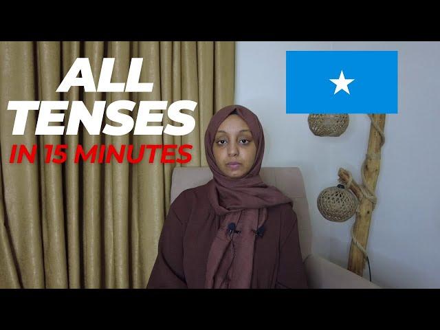 All English Tenses in 15 Minutes - Somali iyo ingiriisi - English Grammar