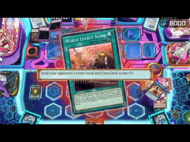 N rarity's craziest field spell DELETES Entire Hand and Extra Deck ft Mekk Knight Yugioh Master Duel