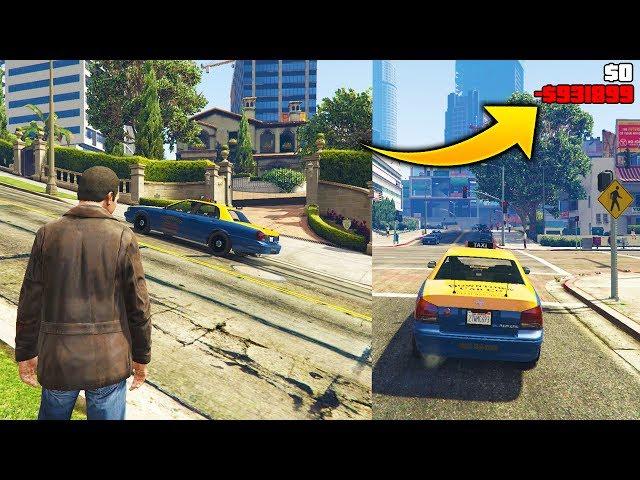 ¿Que Pasa Si Pedimos un TAXI y NO TENEMOS DINERO? GTA 5