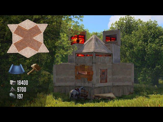 RUST SOLO DUO TRIO BUNKER BASE DESIGN (I Built the PERFECT TRIO BUNKER Base Design)