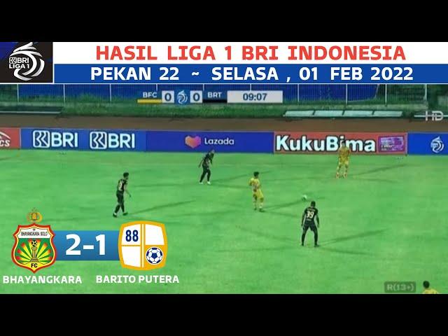 BHAYANGKARA VS BARITO PUTERA (2-1) LIVE 2022 ~ bhayangkara vs barito 2022 ~ hasil liga 1 hari ini