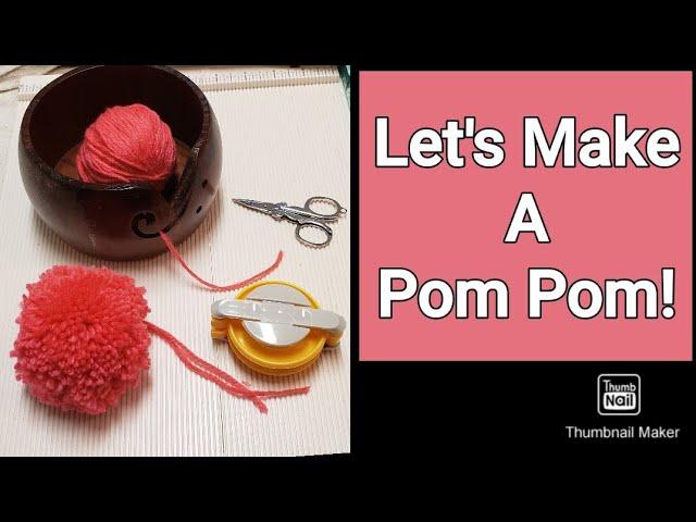 How to Use a Pom Pom Maker | Dollar Tree Pom Pom Maker