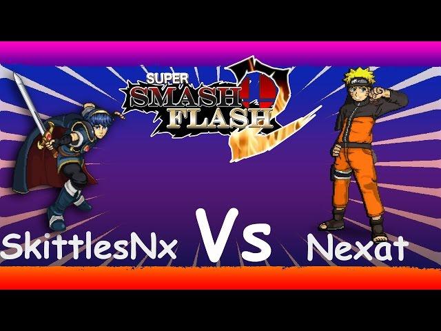 SSF2 Online #1 -SkittlesNx(Marth) Vs Nexat(Naruto) Game 1