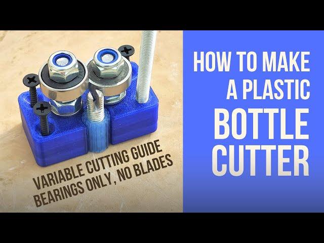 Bottle Cutter With Variable Guide, No Blades