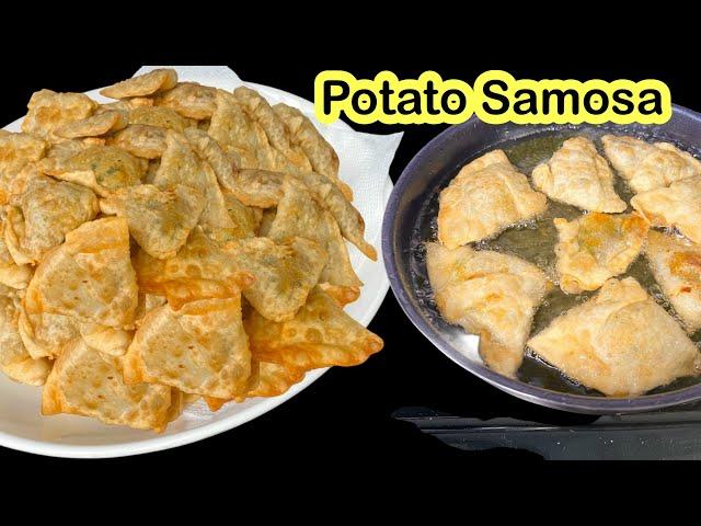 Potato Samosa Recipe سمبوسه کچالو‌ تند ‌ونیز و‌مزه دار به سبک سمبوسه بازار Aloo Samosa Recipe