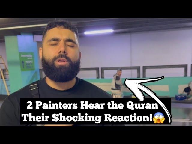 2 Painters (Non-Muslims) Hear the Quran for the First Time – Their Reaction Shocked Me!