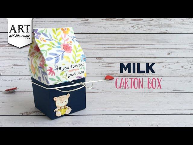 Milk Carton Box | DIY Home Decor | Minatare crafts | Simple Gift ideas | Storage box ideas