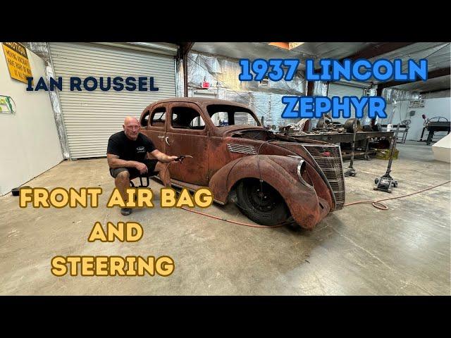 1937 Lincoln Zephyr: Ian Roussel Installs The Front Airbag And Steering On This Classic Car