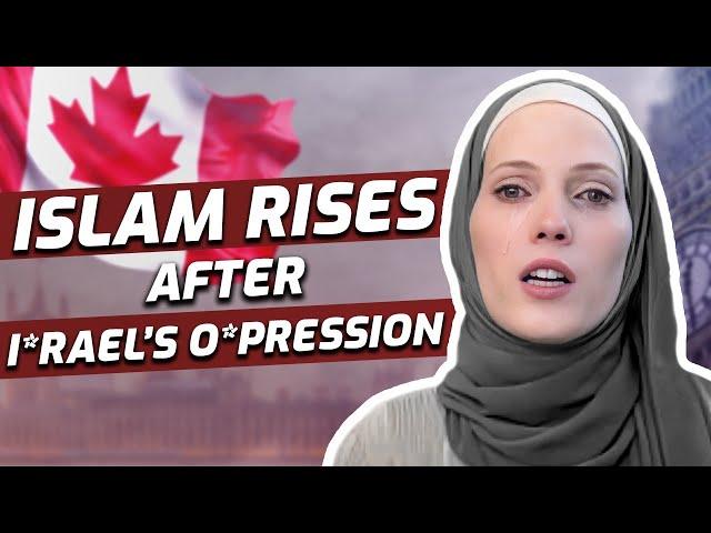 Islam RISES After ISR*EL Op*ression/Canadian Woman Emotional Muslim Convert Story