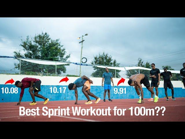 This is one of the best workouts for 100m sprinters!