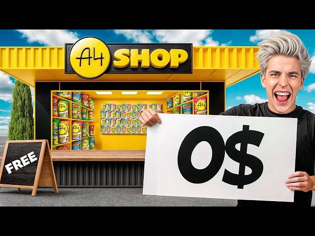 I opened a FREE A4 STORE!