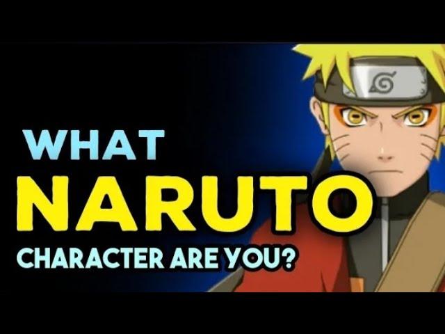 what naruto character are you #VideoAnchor