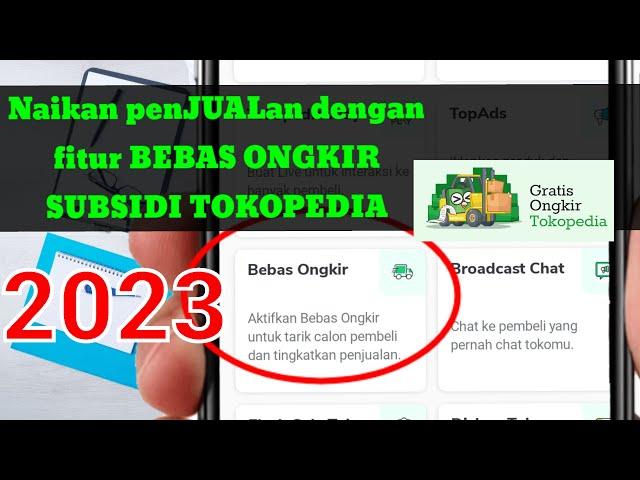 tutorial TERBARU 2023 mengAKTIFKAN promo subsidi BEBAS ONGKIR di TOKOPEDIA