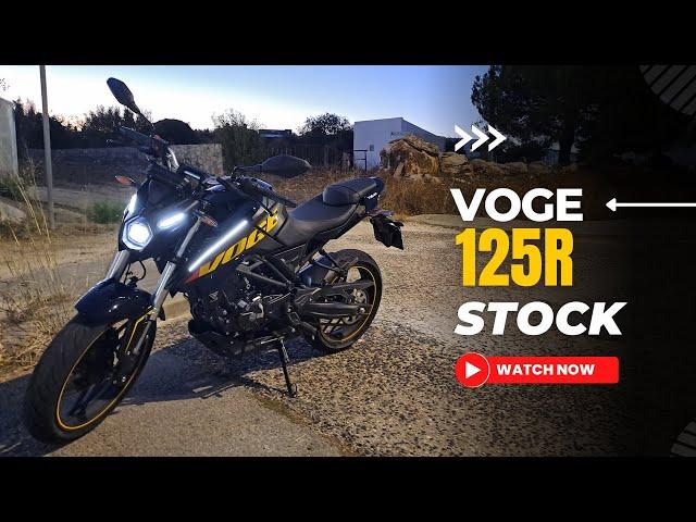 Voge 125R 2023 Full Stock Raw Sound️