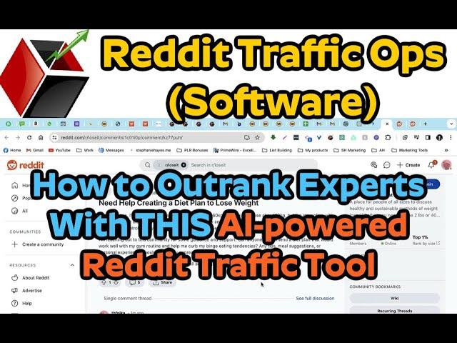 Reddit Traffic Ops Review Demo Bonus - Reddit Domination Tool