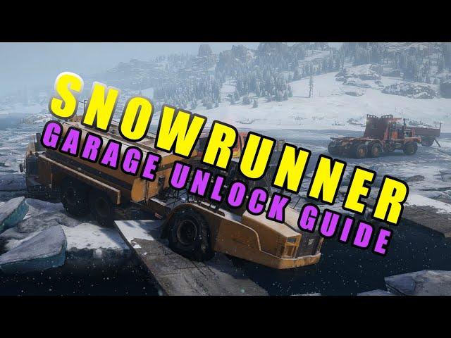 How to unlock the Imandra garage in SnowRunner | Tips, tricks & routes