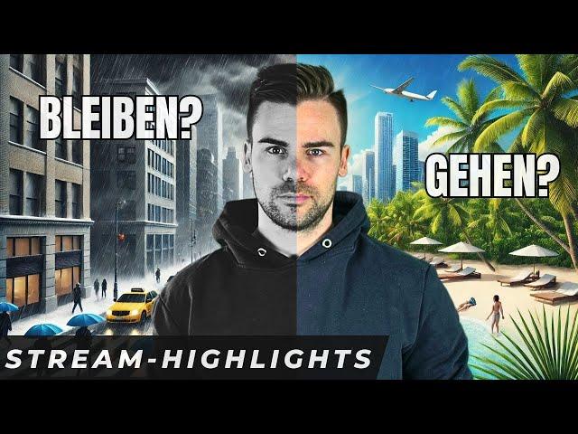 Auswandern oder nicht? | Wohin? Wann? | Q&A | Krypto Stream-Highlights