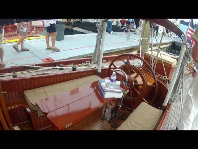 1903 Antique Sailboat "Witchcraft" 66 feet of this Antique Yacht by ABKVideo