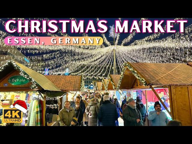 2024 Christmas Market Walking Tour  Essen, Germany [With Captions]