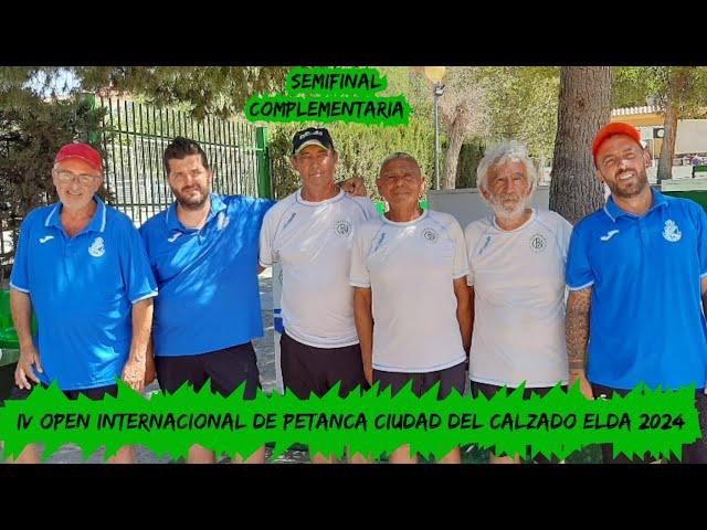 IV Open Internacional de Petanca Ciudad del calzado Elda (Alicante 2024, Alex Quintais VS Pacheco