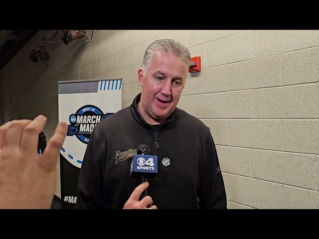 Coach Matt Painter after #1 Purdue beats #2 Tennessee