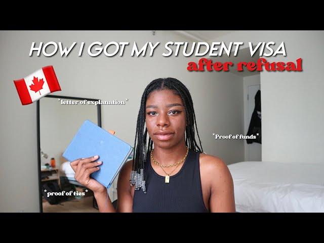 How I Got My Canadian Study Visa Approved After Refusal | advice, tips, proof of funds etc