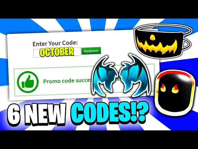 ALL *6* NEW ROBLOX PROMO CODES ON ROBLOX 2020!  Roblox Promo Codes (October)