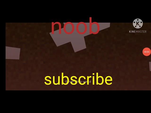 noob vs pro water trick minecraft
