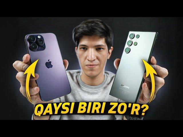 Samsung Galaxy S23 Ultra va iPhone 14 Pro Max | Qaysi biri zo'r?