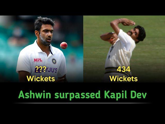 Most Test Wickets for India | CRICG #cricket #teamindia