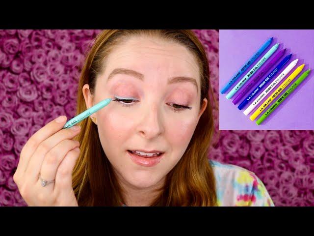 I Received the Entire Collection of LA Colors New Gel Eyeliners! | Review & Swatches