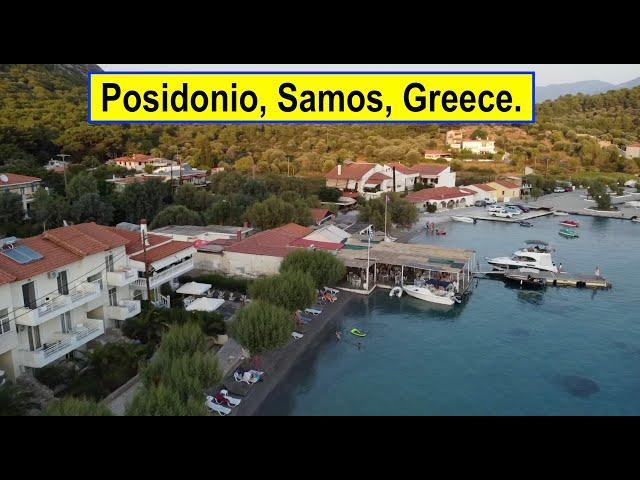 Posidonio, Samos, Greece.           #dji #drone #dronefootage #greece #aerialfootage