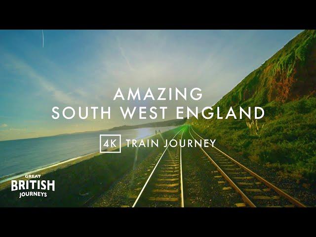 Stunning South West England Train Journey | Relaxing Devon 4K Drivers View | Exeter - Paignton