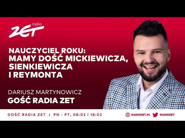 Nauczyciel Roku: Mamy dość Mickiewicza, Sienkiewicza i Reymonta