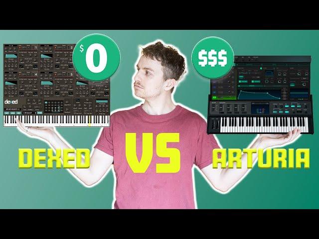 Is the FREE Dexed better than Arturia DX7? FM Synth Comparison - Dexed vs DX7 (V Collection 9)