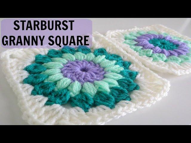 How to Crochet a Starburst Granny Square