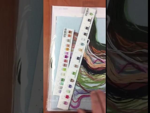 Огляд Набору для вишивки хрестиком, Village canal Dimensions 70-35330