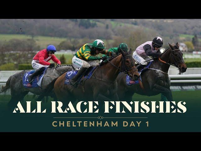 ALL RACE FINISHES FROM DAY 1 OF THE CHELTENHAM FESTIVAL 2024