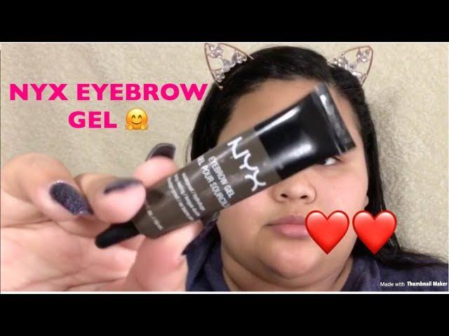 Quick NYX Eyebrow Gel Tutorial