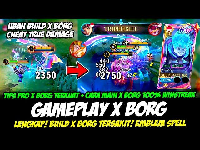 TRIK X BORG TRUE DAMAGE + CARA PRO MAIN HERO X BORG TERBARUBUILD X BORG TERSAKITGAMEPLAY X BORG ML