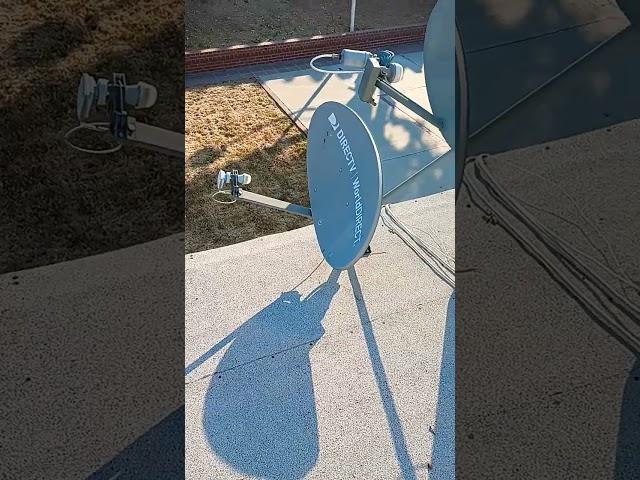 Installing direct TV satellite