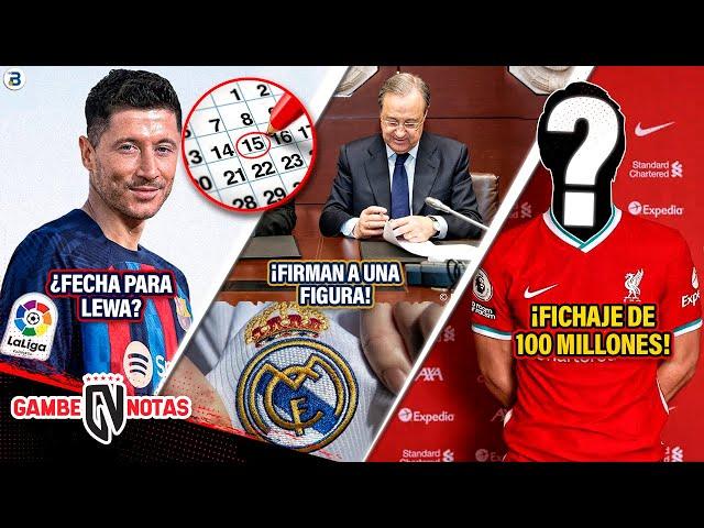 Fecha de LLEGADA DE LEWA al Barça | OFICIAL: Madrid FIRMA FIGURA | B0MBA de 100 MDE de Liverpool