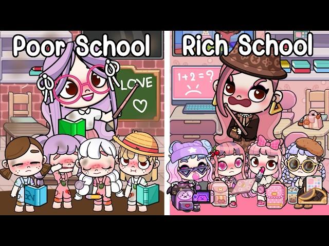 Poor School VS Rich School ️ Sad Story | Avatar World Story | Toca Boca | Pazu