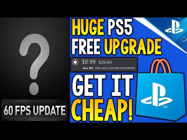 Awesome NEW PS5 FREE Upgrade OUT NOW - Get It CHEAP!