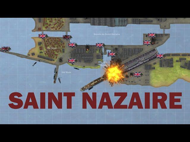 Saint Nazaire Raid 1942 Animated