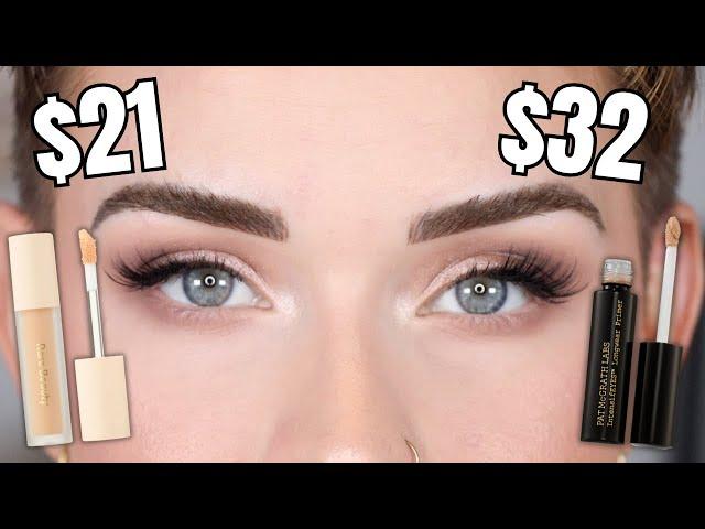 Which Eyeshadow Primer Wears Best? | Rare Beauty vs Pat McGrath Eye Primers Wear Test