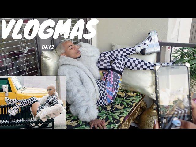 VLOGMAS DAY 2 | SO CRAIG TRIED BEING @JahCherise FOR A DAY AND CHILEEEE
