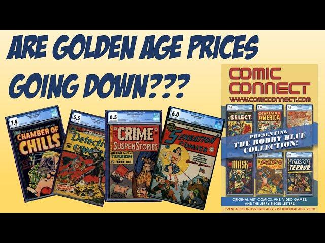 Golden Age Auction on Comic Connect - Are prices dropping???