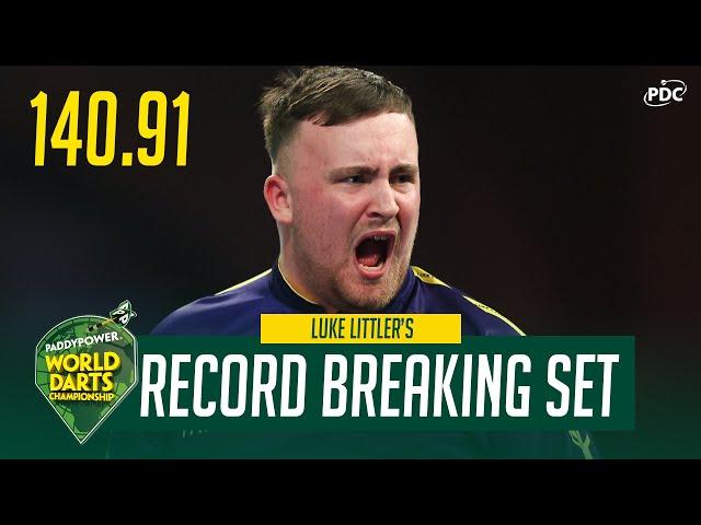 LUKE LITTLER'S RECORD BREAKING SET  2024/25 Paddy Power World Darts Championship